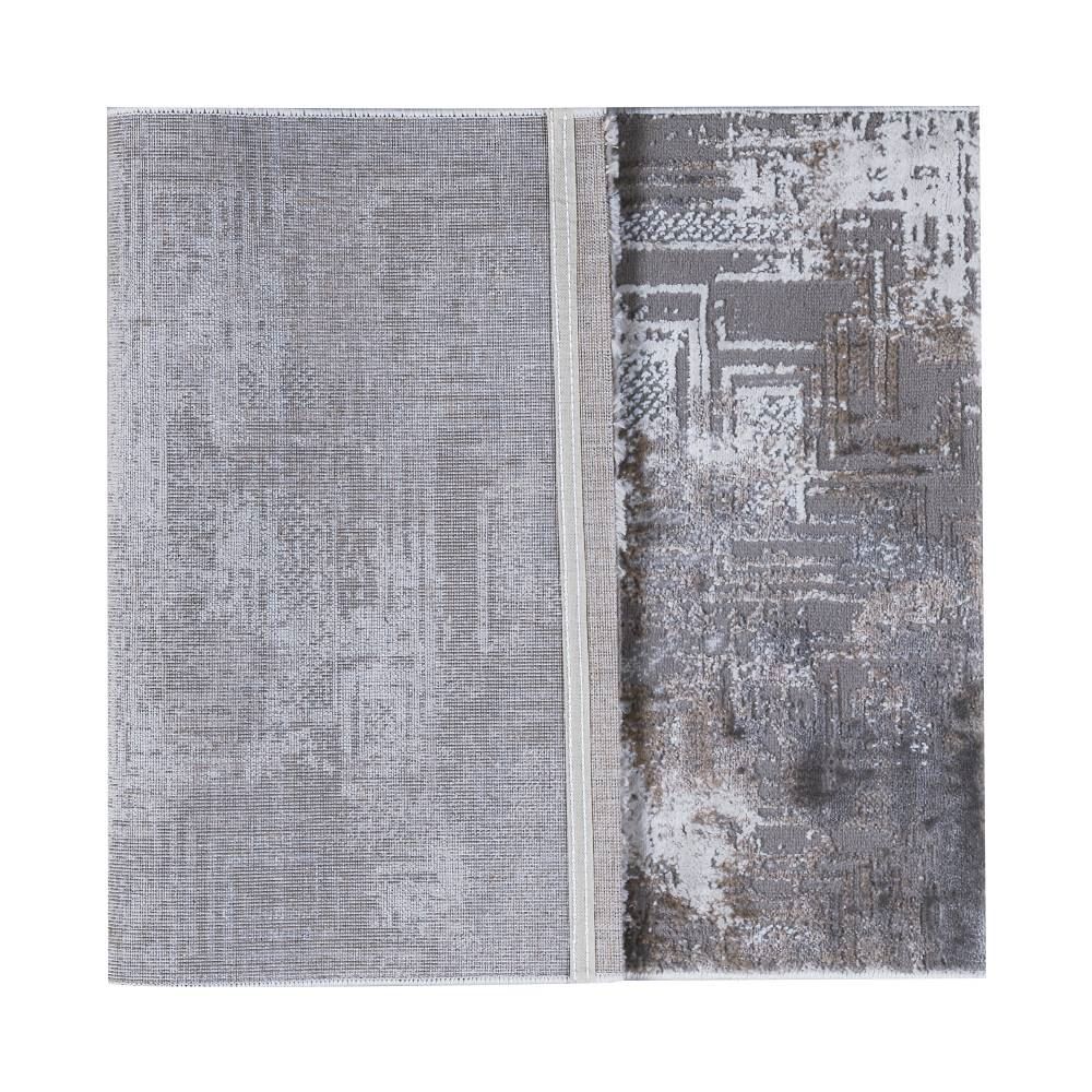 Tapete Toscana 60X100 Cm Havan Casa - Cinza Bege