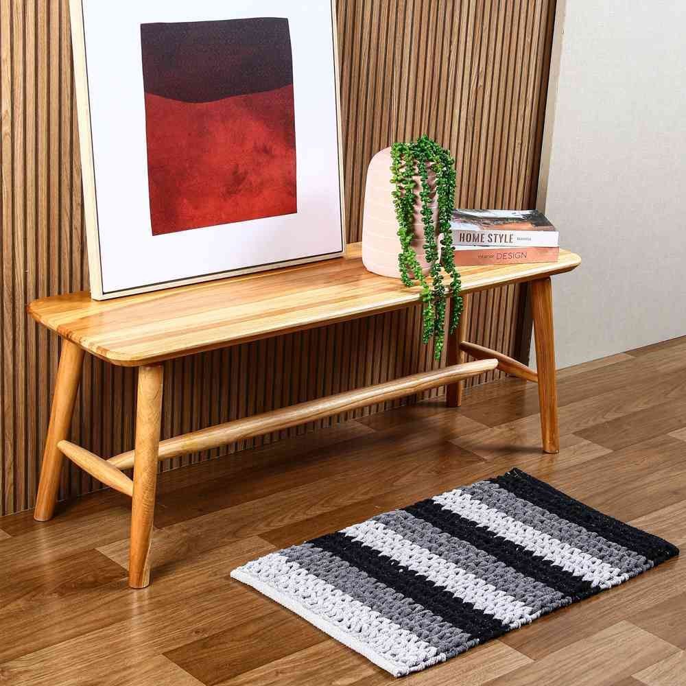 Tapete Para Banheiro Tresse 45X75 Cm Havan - Cinza