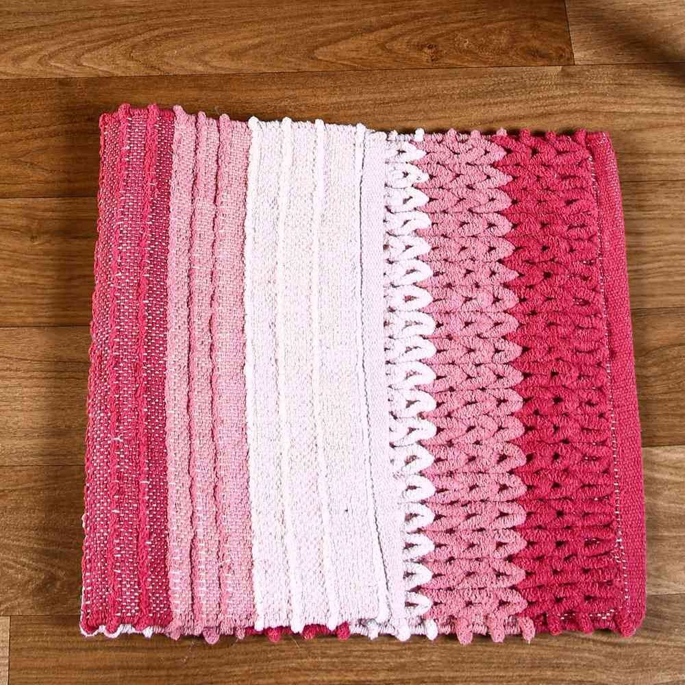 Tapete Para Banheiro Tresse 45X75 Cm Havan - Rose