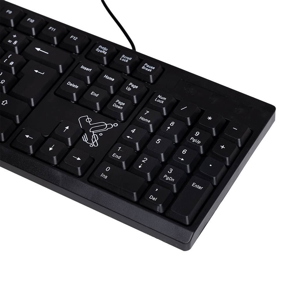Teclado Com Fio Maxprint Universitário - Preto