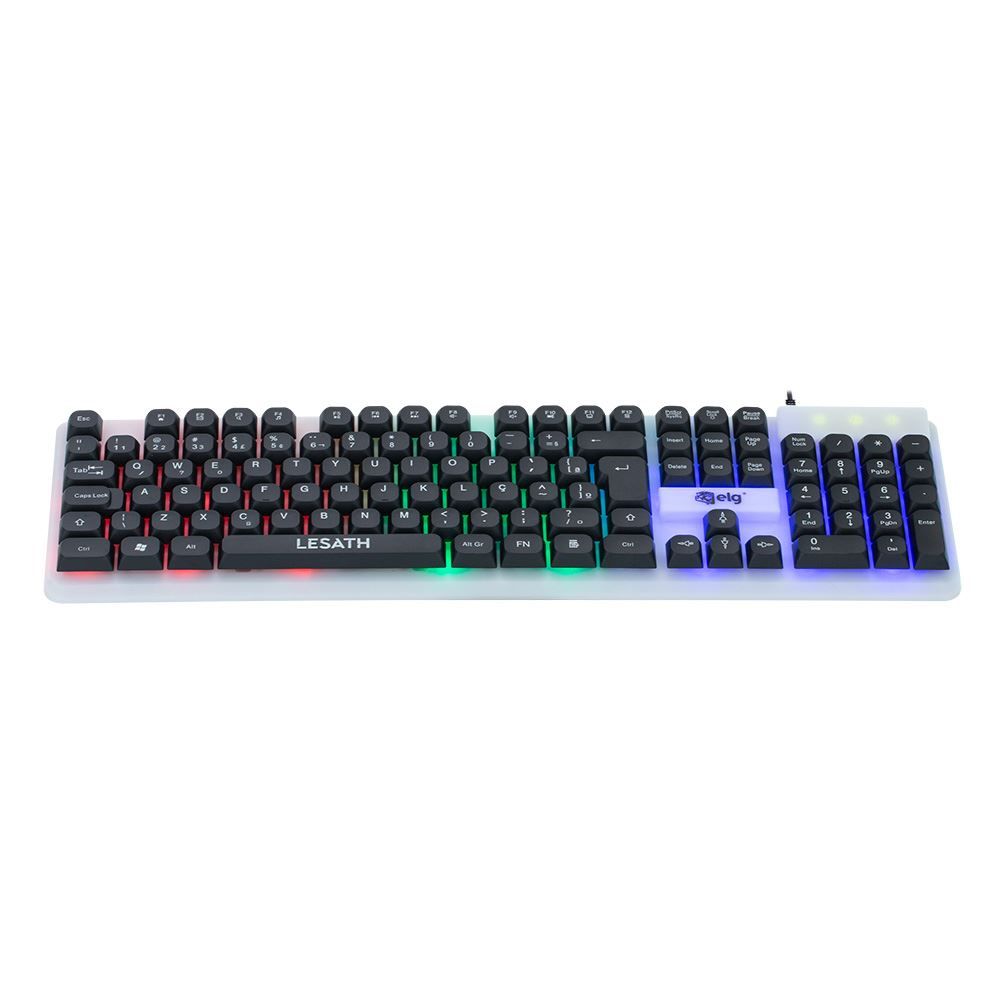 Teclado Gamer Elg Lesath Com Membrana