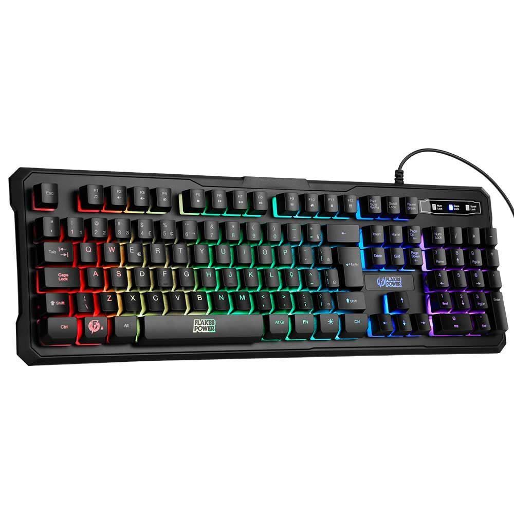 Teclado Gamer Flakes Power Battle Elg Flkt001 - Preto