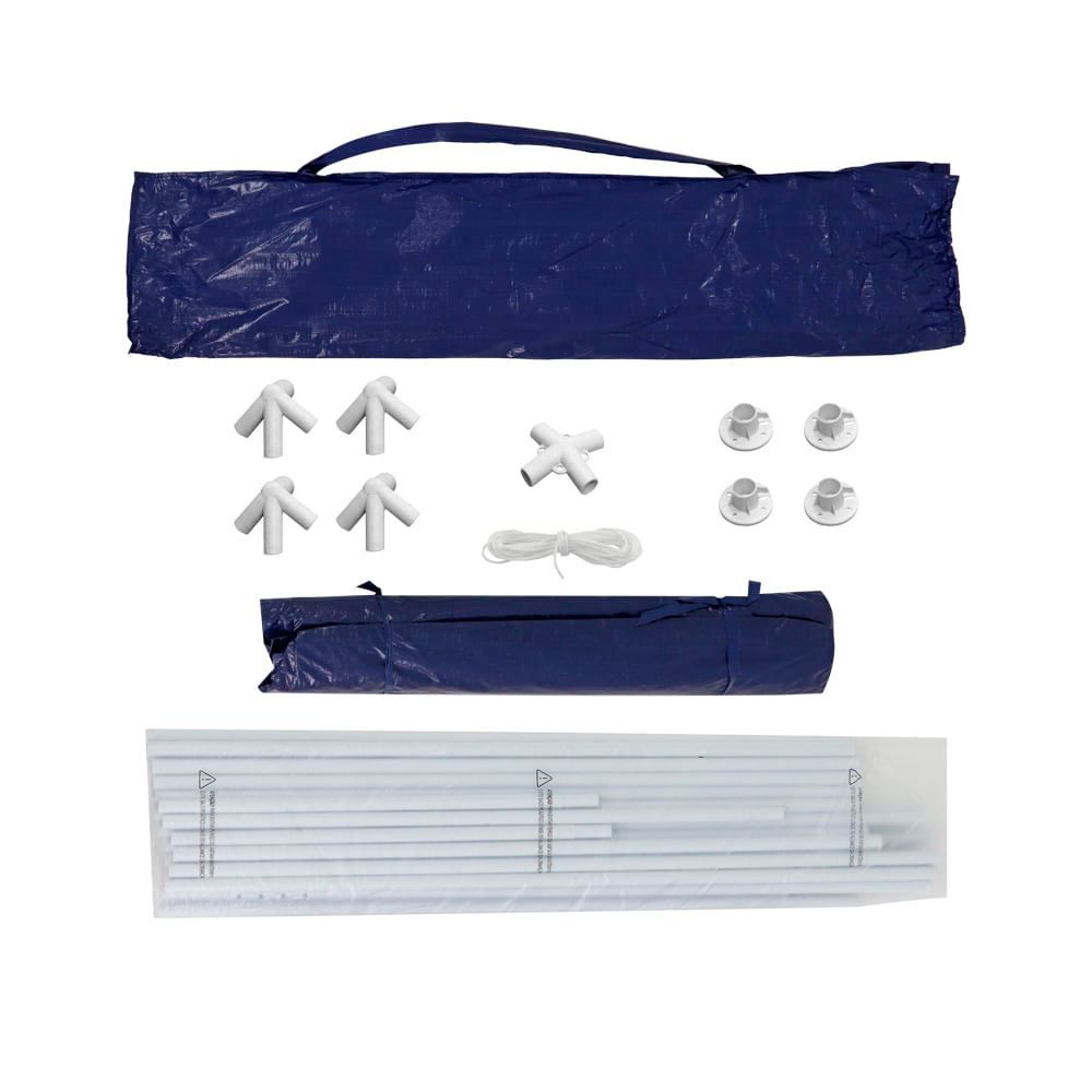 Tenda Gazebo Tubular 3X3 Metros Bel Fix - Azul