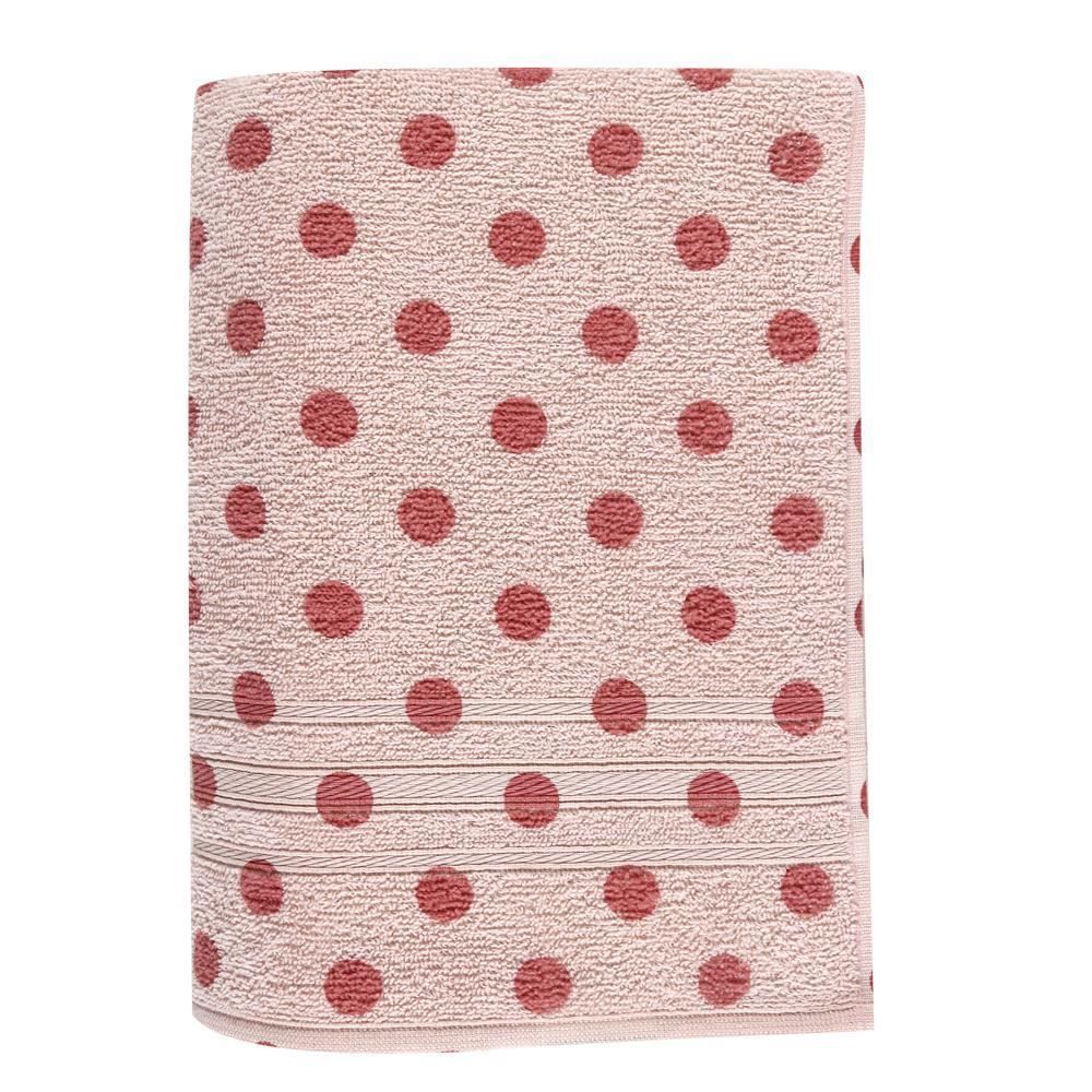 Toalha De Banho 100% Algodão Cancún Havan Casa - Rosa Cristal Poa