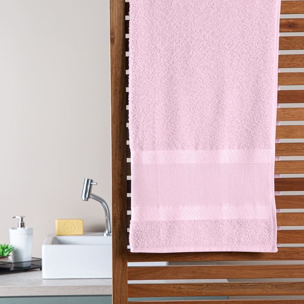 Toalha De Banho 100% Algodão Creative Havan Casa 1 Pç - Rosa 