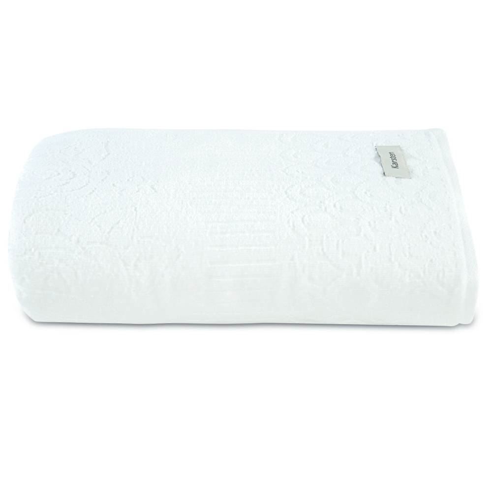 Toalha De Banho 100% Algodão Georgia Karsten - Branco