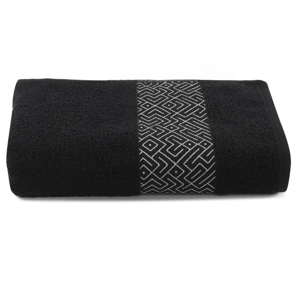 Toalha De Banho 100% Algodão Tokyo Havan Casa - Preto