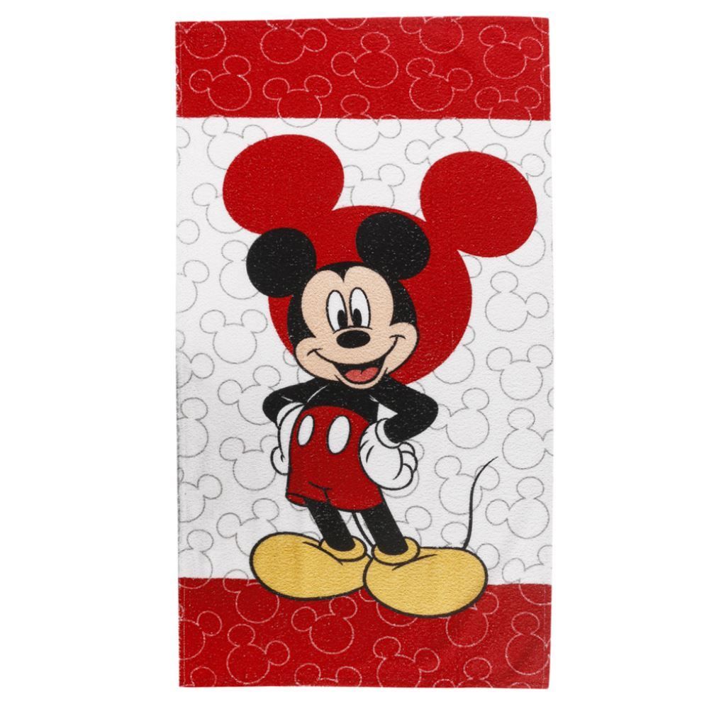 Toalha De Banho 95% Algodão E 5% Poliéster Felpuda Lepper - Mickey