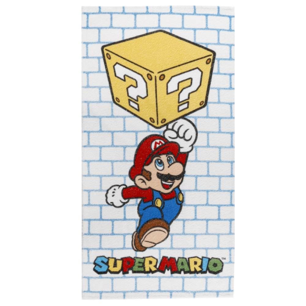 Toalha De Banho Felpuda Infantil Lepper - Super Mario