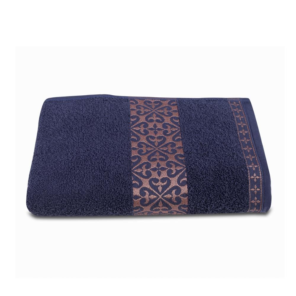 Toalha De Banho 100% Algodão Malbec Havan Casa - Azul Escuro