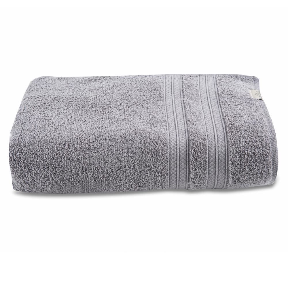 Toalha De Banho 100% Algodão Unika Karsten 1 Pç - Cinza Urbano