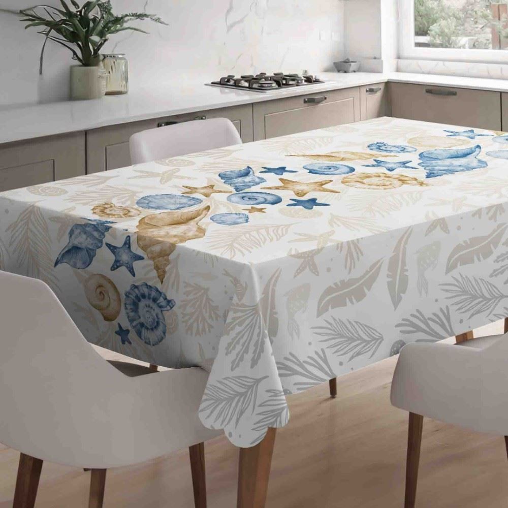 Toalha de Mesa 1,35X1,35 m Acqua Havan Casa - Brisas Do Mar