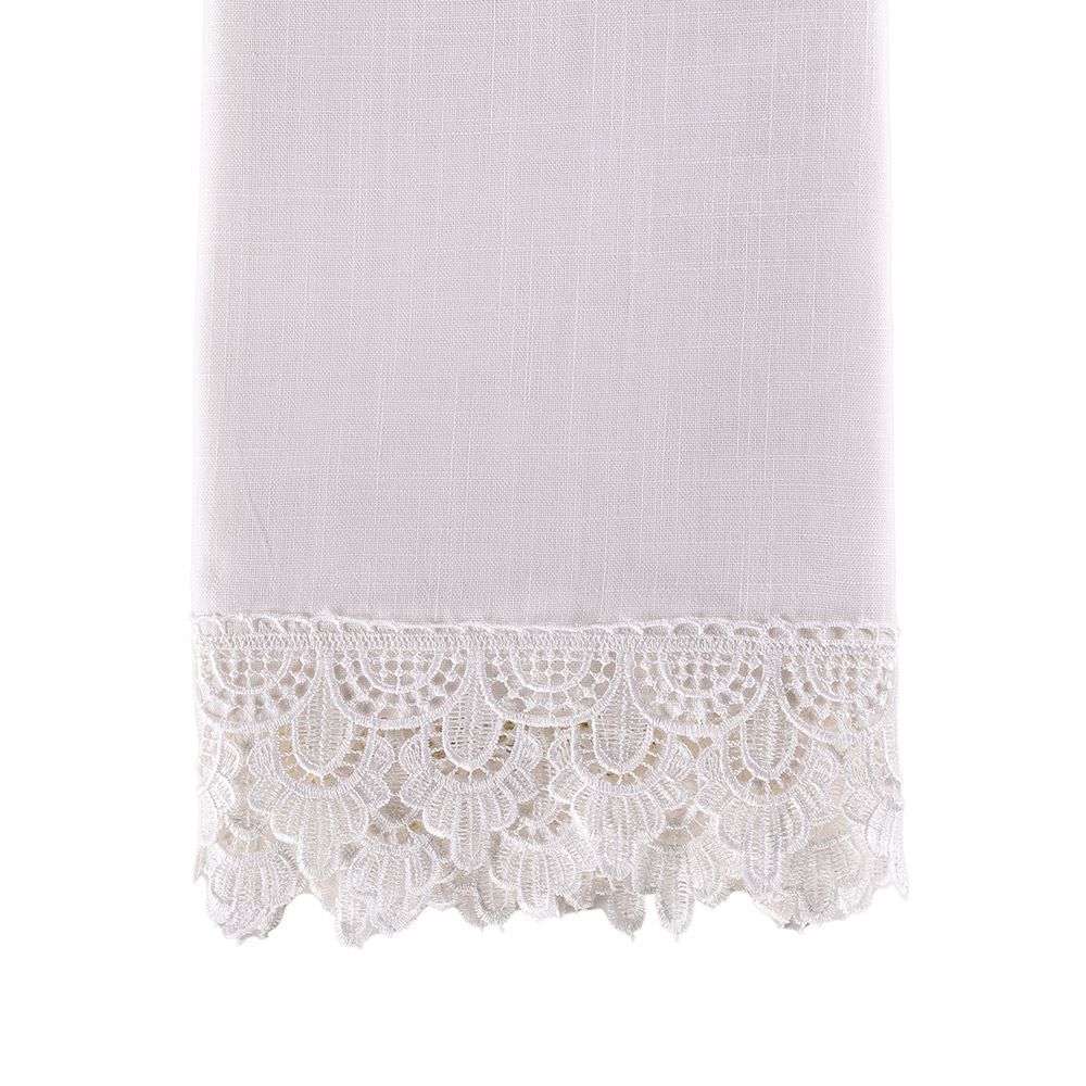 Toalha De Mesa 1,60X 1,60M Renda Guipir Finecasa - Paris