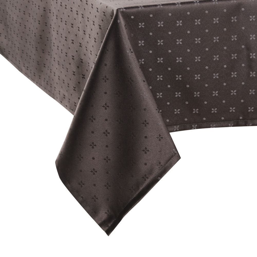 Toalha De Mesa 1,40 X 1,40 M Requinte Döhler - Chumbo