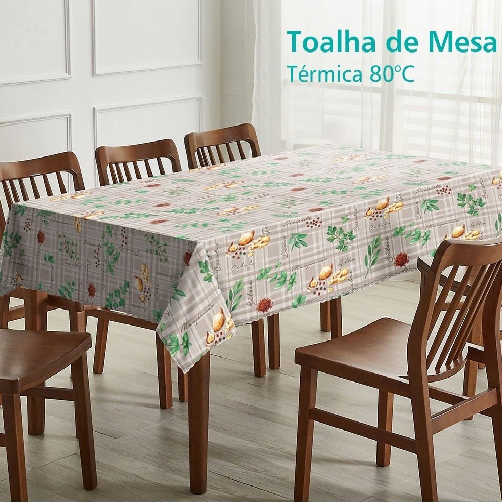 Toalha De Mesa Térmica 1,38X2,10 M Salehtex - Temperos