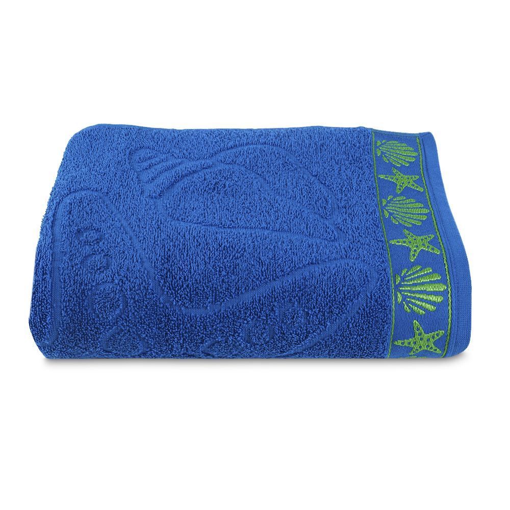 Toalha De Praia 100% Algodão Havan Casa - Azul Estrela