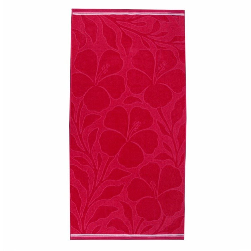 Toalha de Praia Ipanema Havan Casa - Hibisco Pink Escuro