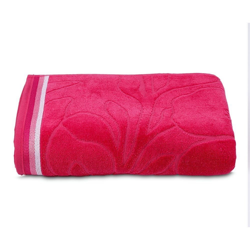 Toalha de Praia Ipanema Havan Casa - Hibisco Pink Escuro