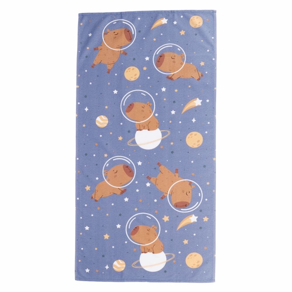 Toalha de Praia Infantil Lepper - Capivara Azul