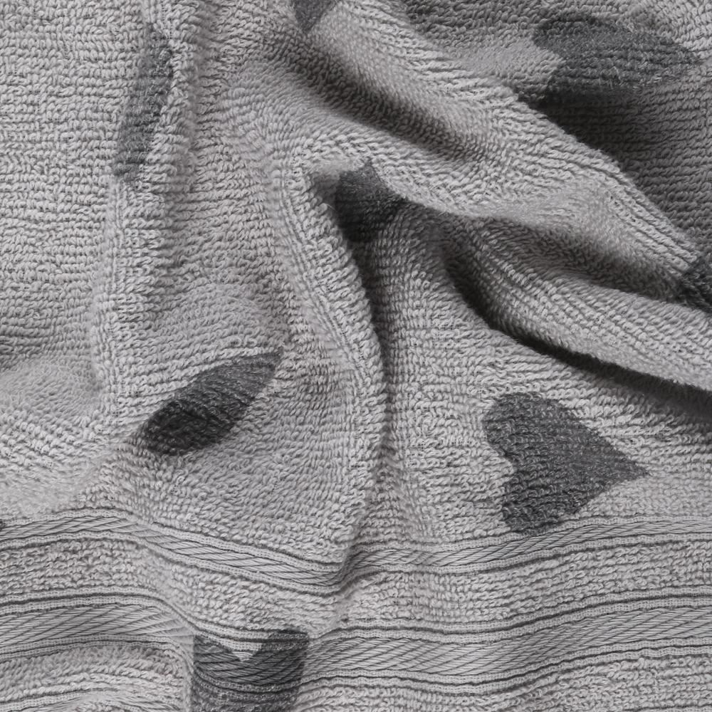 Toalha De Rosto 100% Algodão Cancún Havan Casa - Cinza Vapor Coração