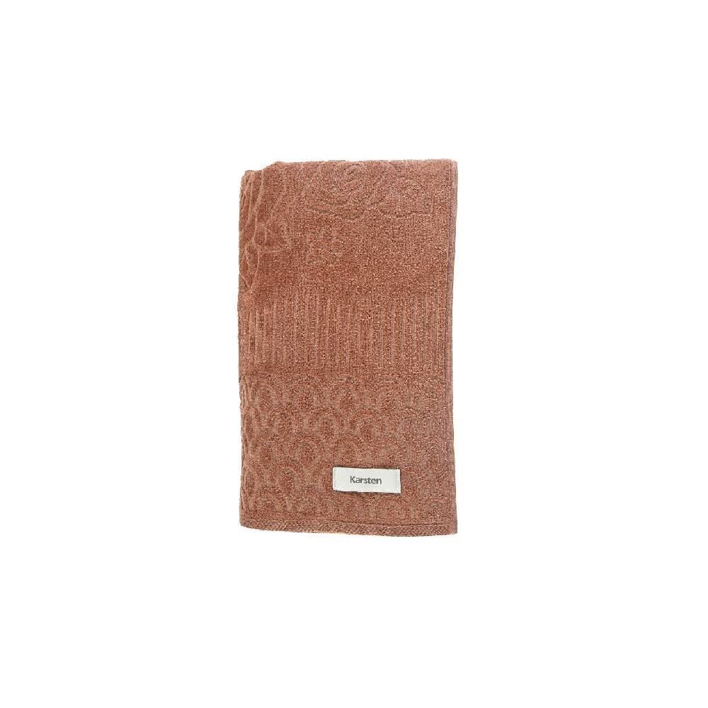 Toalha De Rosto 100% Algodão Georgia Karsten - Terracota