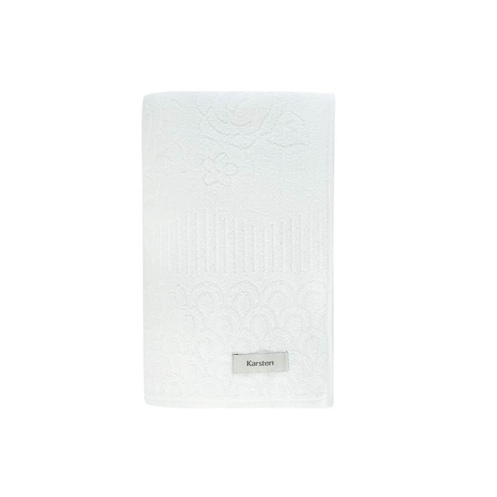 Toalha De Rosto 100% Algodão Georgia Karsten - Branco