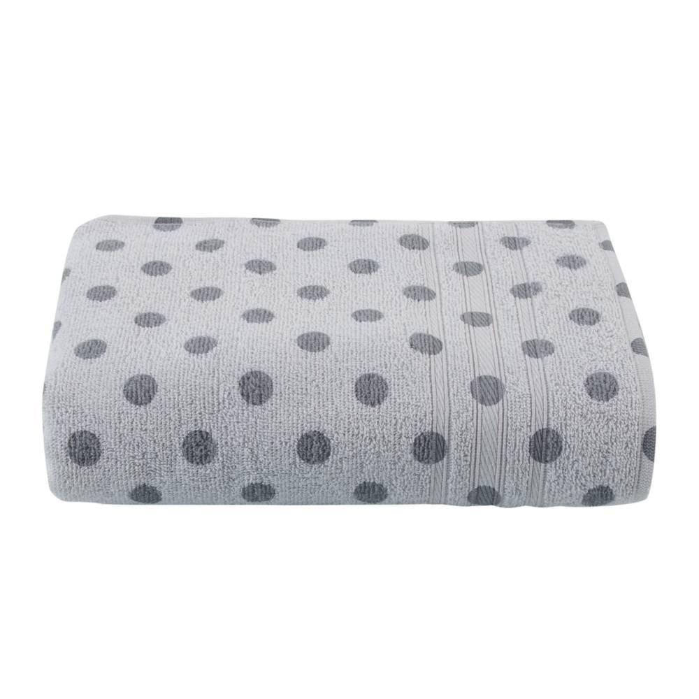 Toalha De Rosto 100% Algodão Vienna Havan Casa - Poa Cinza