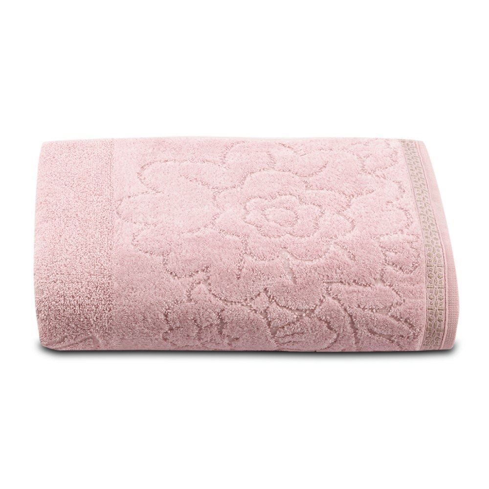 Toalha De Rosto 100% Algodão Glamour Havan Casa - Rosa