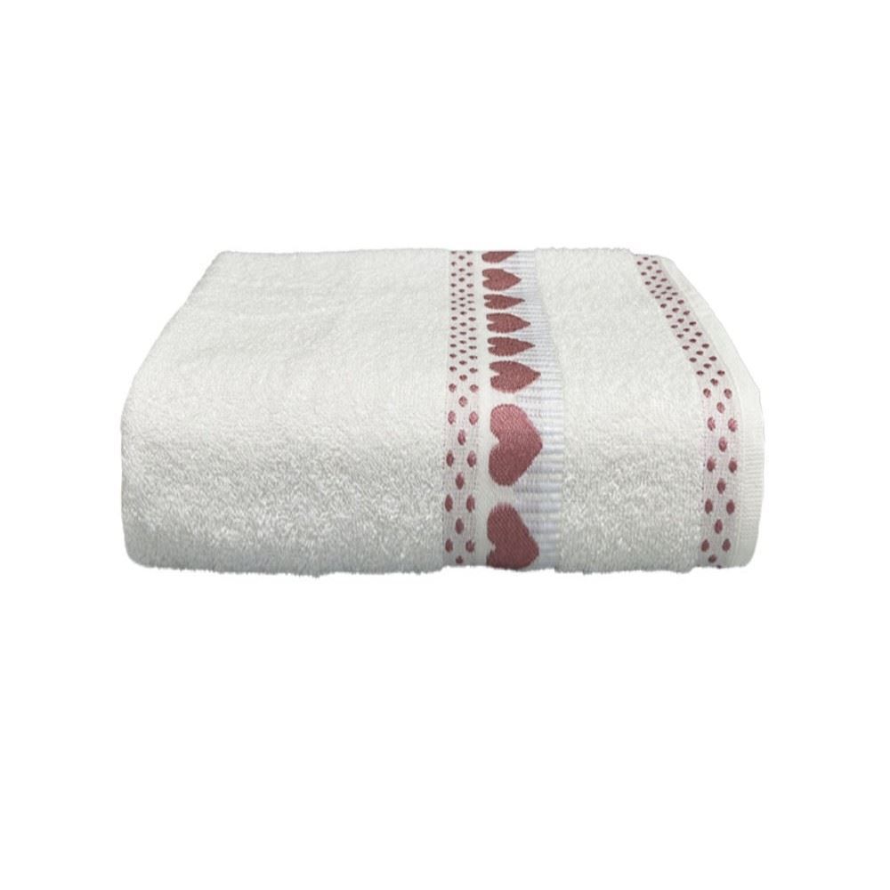 Toalha De Rosto 100% Algodão Jolie Havan Casa - Branco