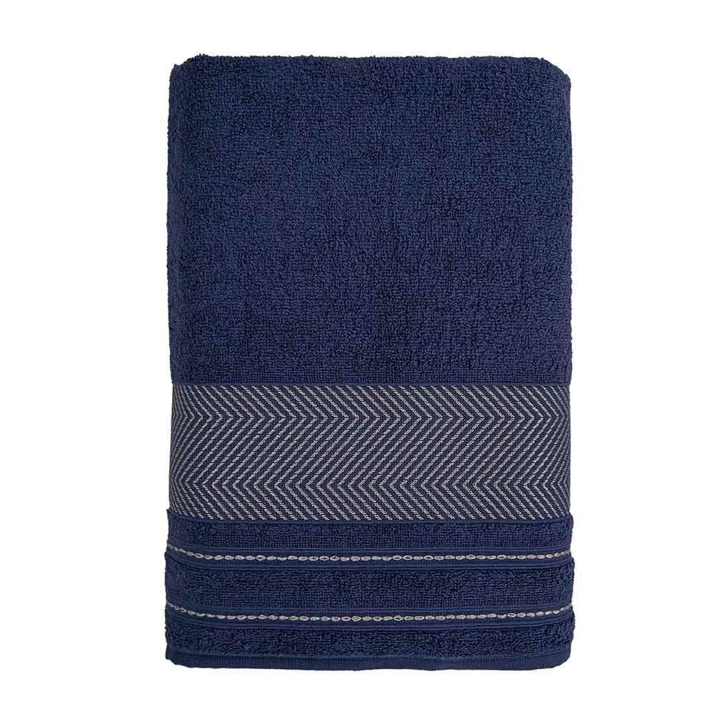 Toalha De Rosto Lisboa Havan Casa - Marinho