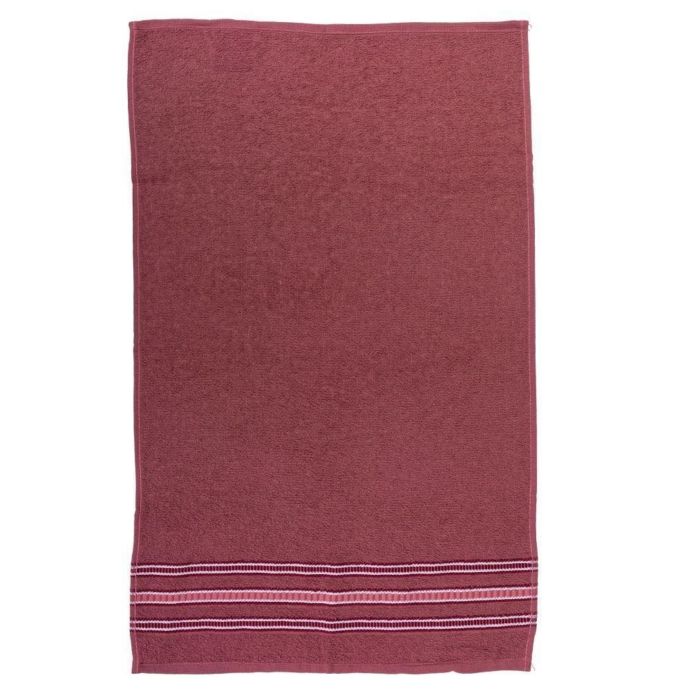 Toalha De Rosto 100% Algodão Loft Havan Casa - Bordo Antigo