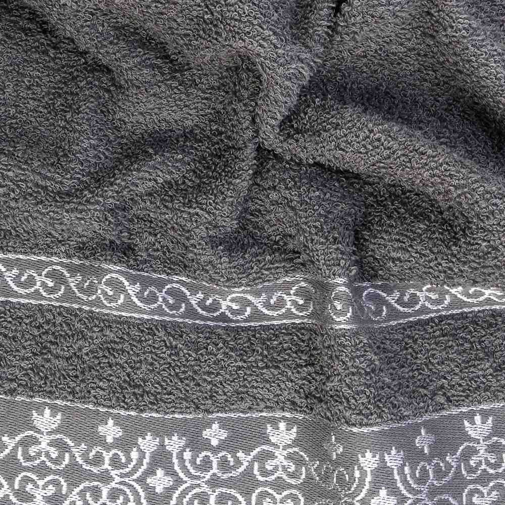 Toalha De Rosto Luna Havan Casa - Grafite