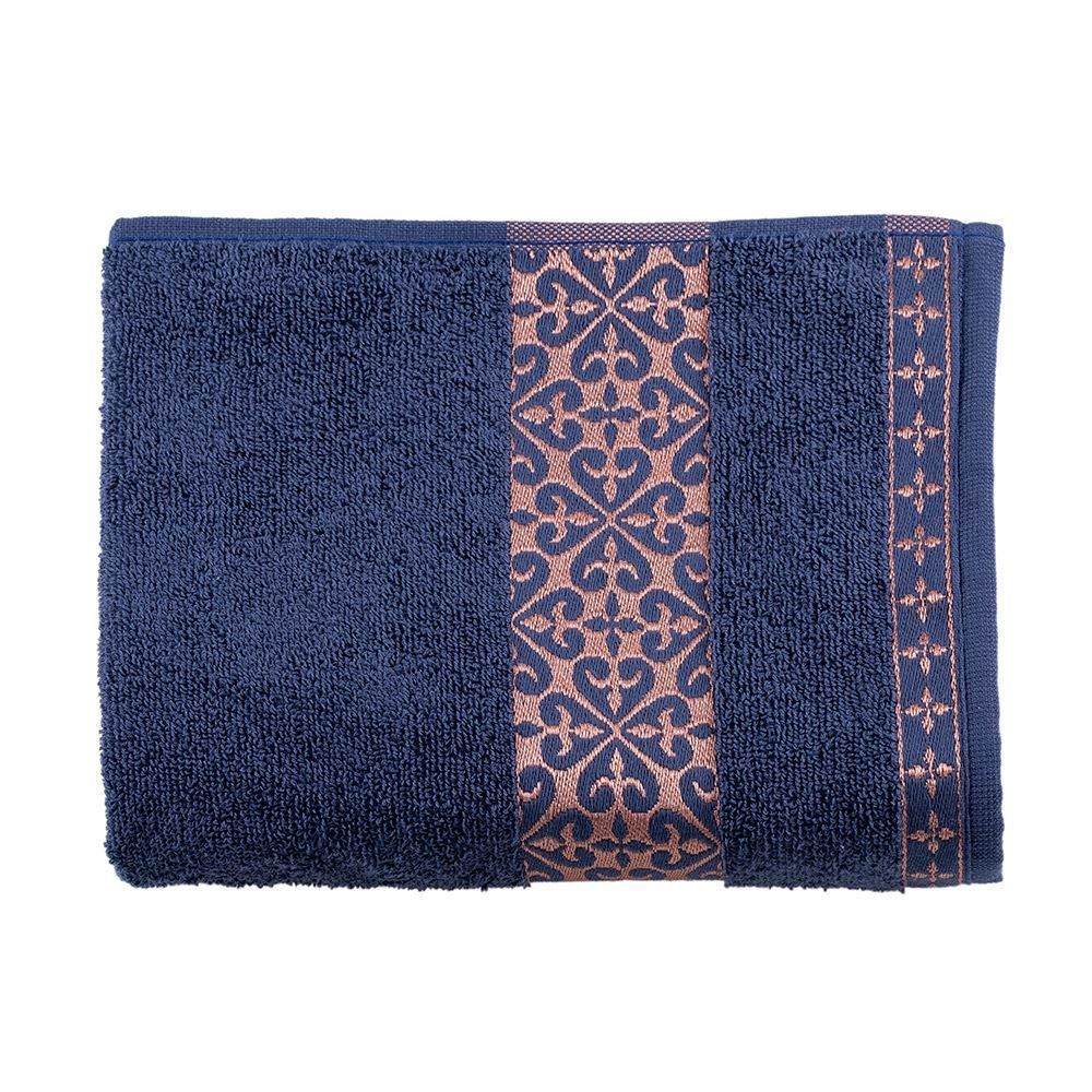 Toalha De Rosto 100% Algodão Malbec Havan Casa - Azul Escuro