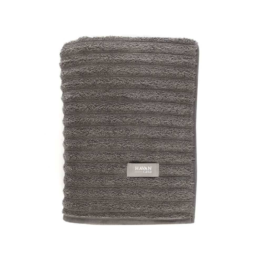 Toalha De Rosto 100% Algodão Wave Havan Casa 1 Pç - Chumbo New