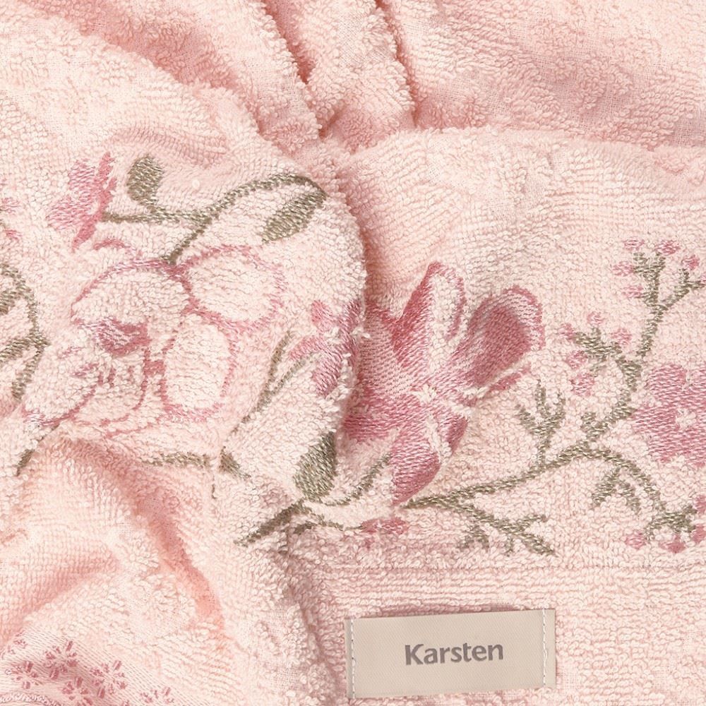 Toalha De Rosto Yuna Karsten - Rose Claro