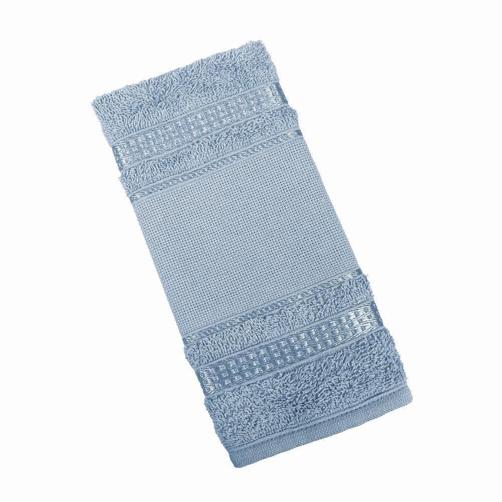 Toalha Lavabo Para Bordar Capricho - Azul Veleiro