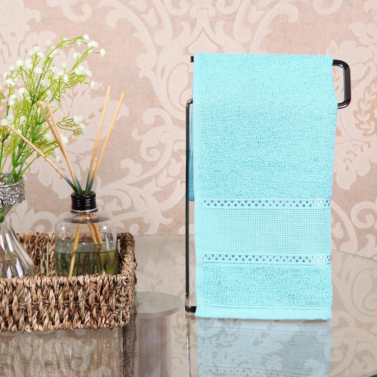 Toalha Social Lavabo Havan - Azul Doce