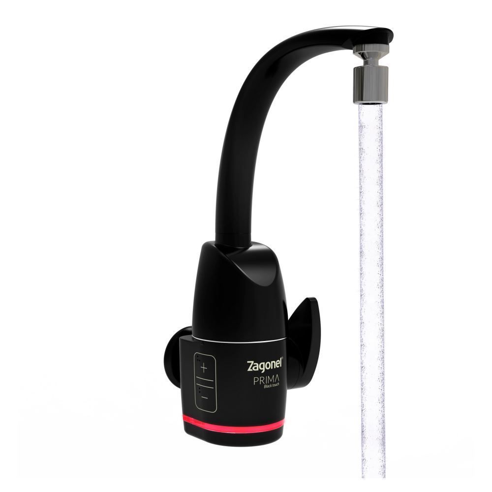Torneira Eletrônica Zagonel 2 em 1 Prima Black Touch