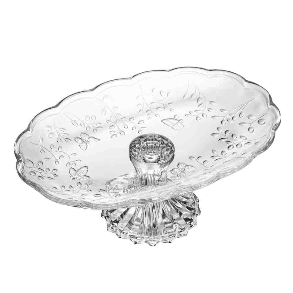 Travessa Com Pé New Butterfly 31Cm Lyor