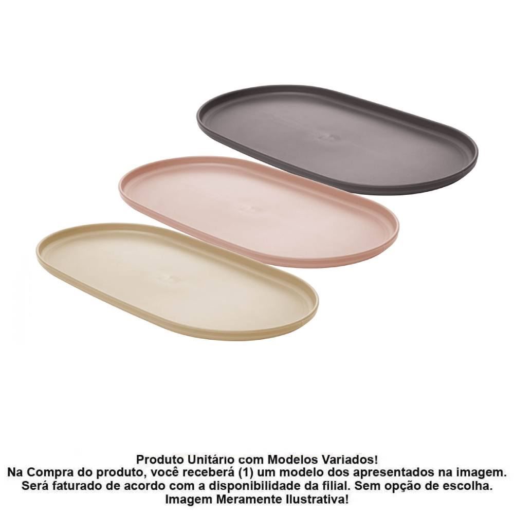 Travessa Oval de Bambu Lines 24Cm - Sortidos