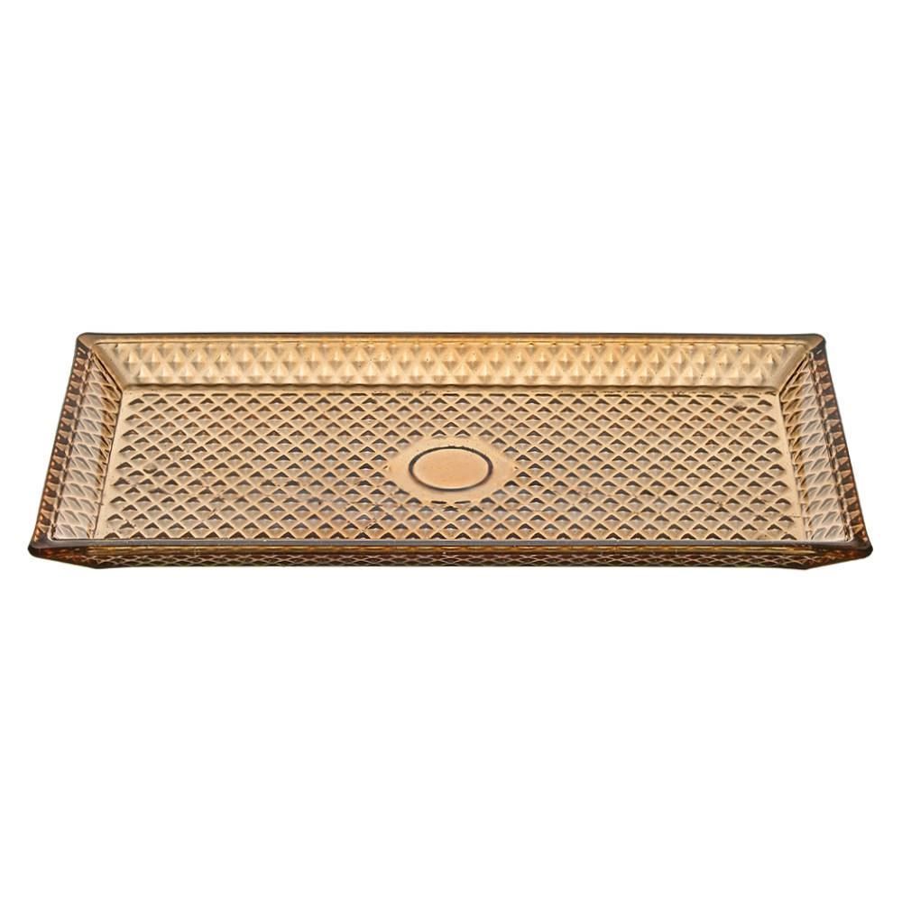 Travessa Retangular Zafira Vitazza Café - Vidro