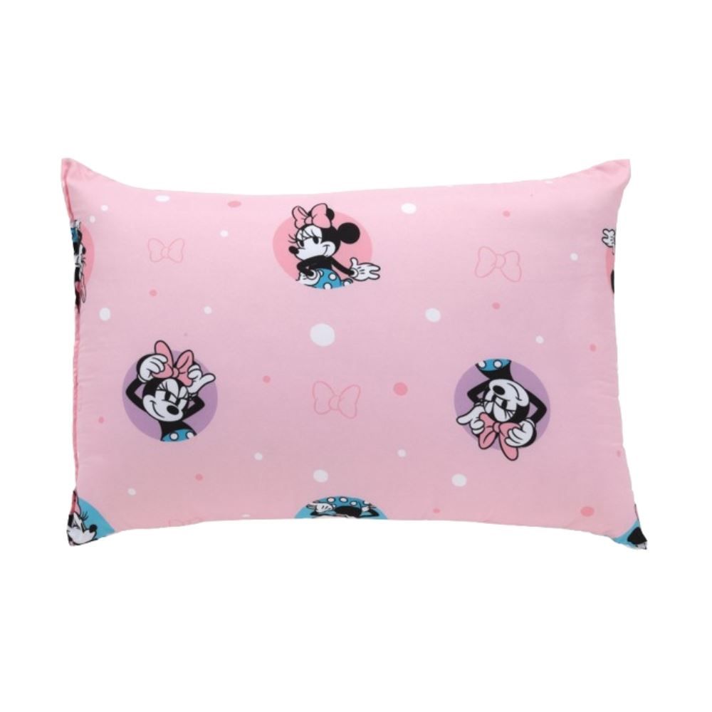 Travesseiro Infantil 100% Poliéster Disney By Hedrons - Minnie Rosa