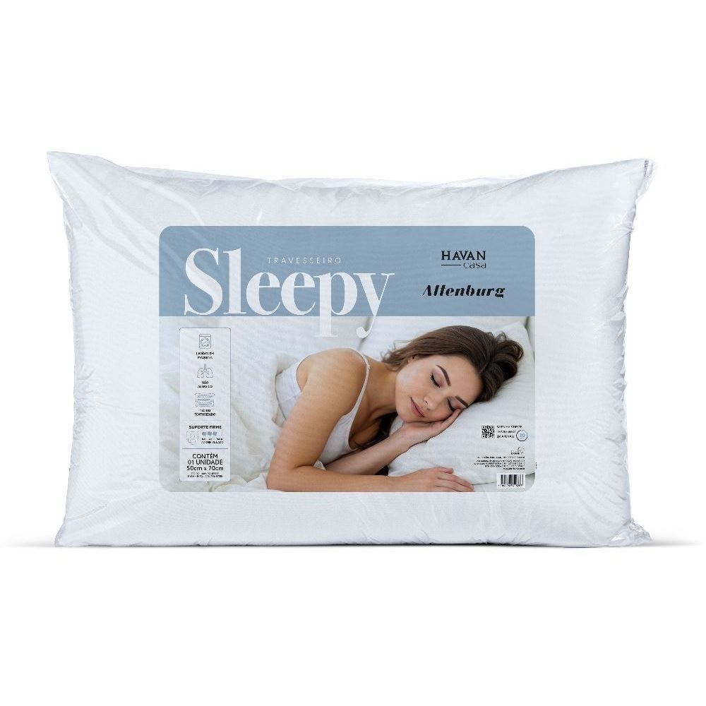 Travesseiro Sleepy 50Cm X 70Cm Altenburg - Branco