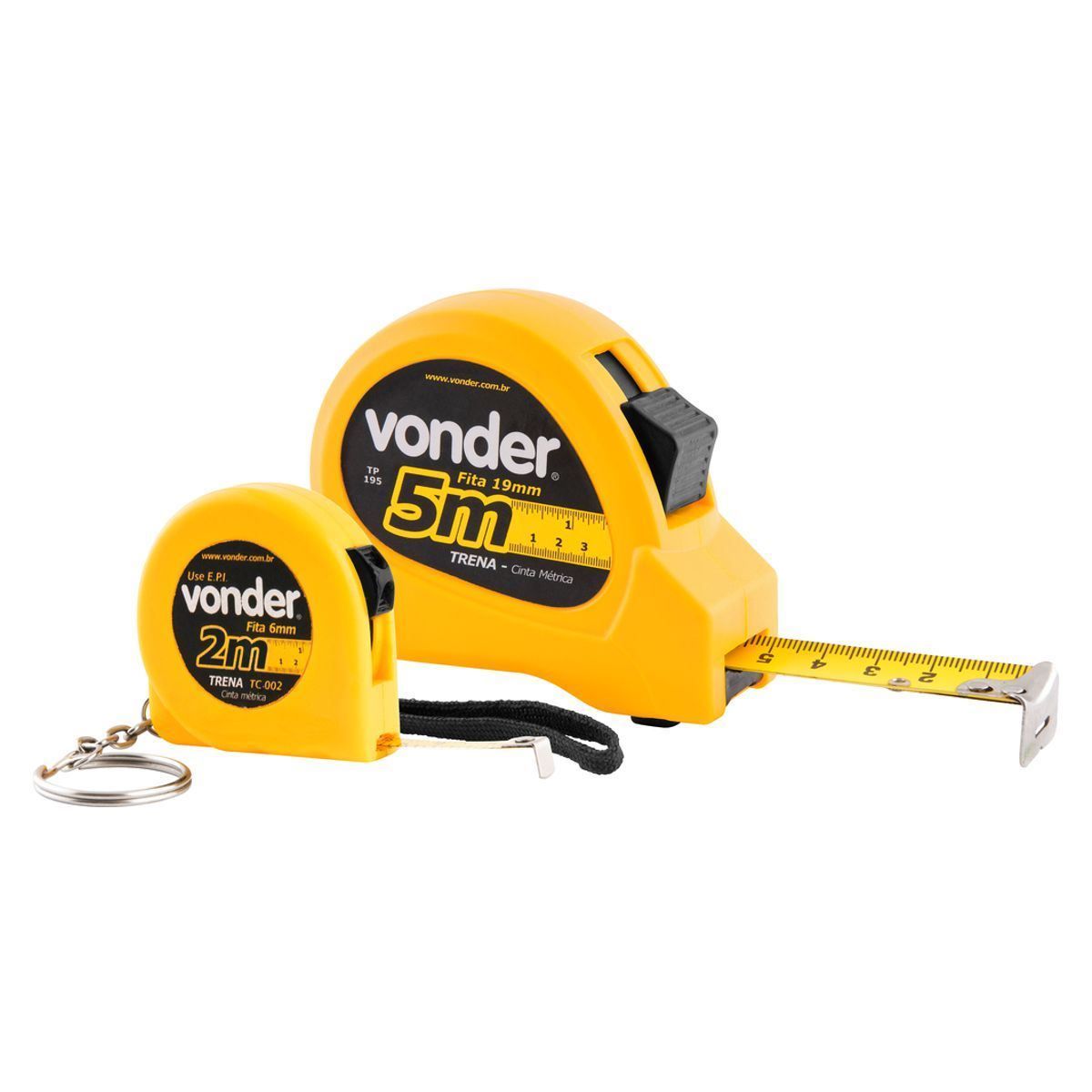 Jogo de Trenas de Aço 2m e 5m TCV2005 Vonder - 3868572005