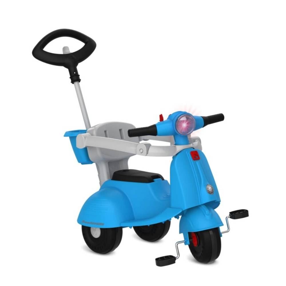 Triciclo Banderetta Azul Passeio E Pedal Brinquedos Bandeirante - Azul