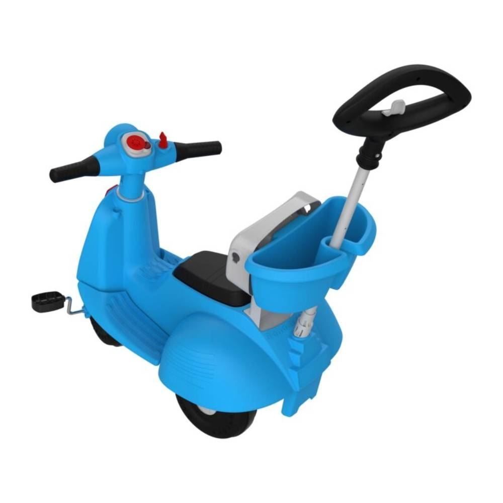 Triciclo Banderetta Azul Passeio E Pedal Brinquedos Bandeirante - Azul