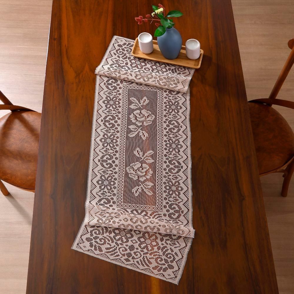 Trilho De Mesa 40X150cm Valência Havan Casa 1 Pç - Marrom Claro