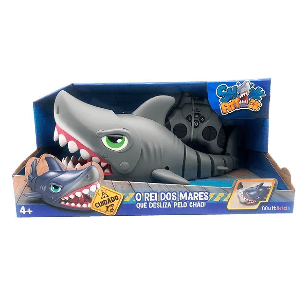 Tubarão De Controle Remoto Shark Attack Multikids - BR2061
