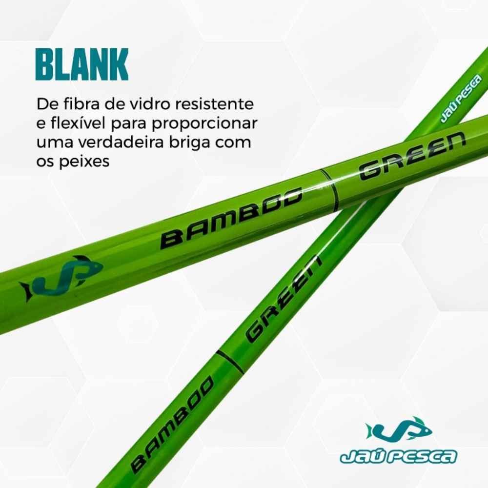 Vara de Pesca Telescópica Bamboo Verde Jaú Pesca - JP99006