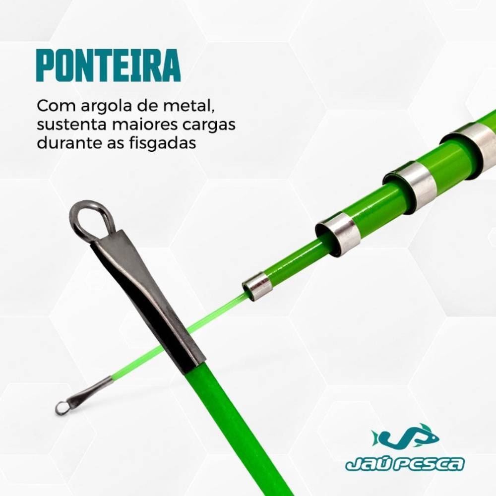 Vara Telescópia Para Pesca Gomo Longo Jp Traira Jaú Pesca - JP99005